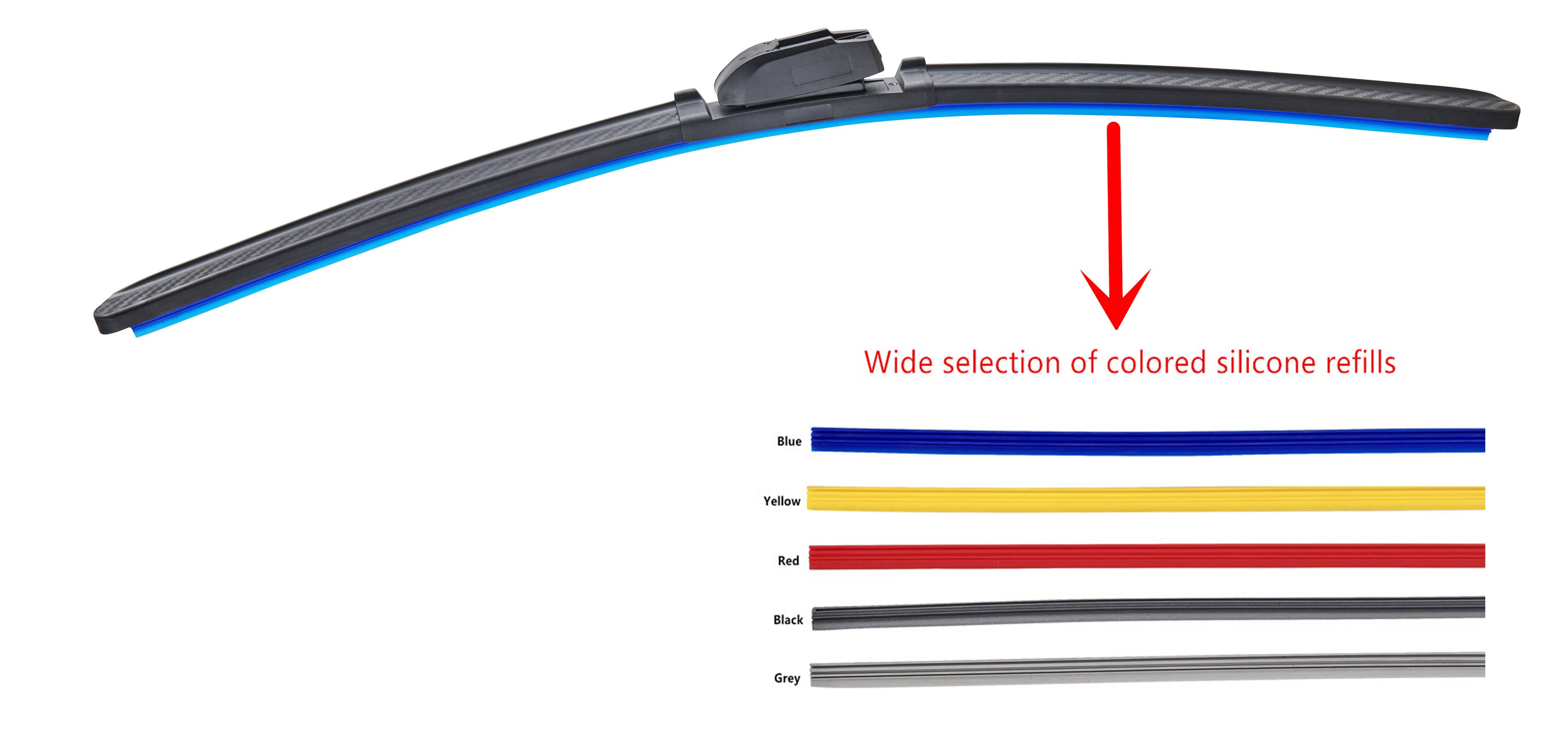 silicone windshield wiper