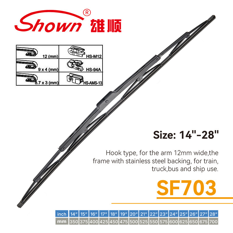 Truck windshield wiper blade